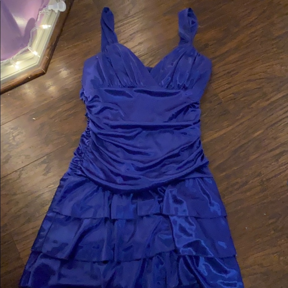 Blue party dress